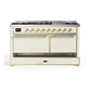 ILVE Majestic II Series 60 Inch Dual Fuel Freestanding Range Gas/Propane (UM15FDQNS3)