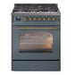 ILVE 30" Nostalgie II Single Oven Dual Fuel Range UP30NMP