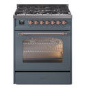 ILVE 30" Nostalgie II Single Oven Dual Fuel Range UP30NMP