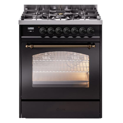 ILVE 30" Nostalgie II Single Oven Dual Fuel Range UP30NMP