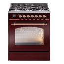 ILVE 30" Nostalgie II Single Oven Dual Fuel Range UP30NMP