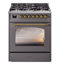 ILVE 30" Nostalgie II Single Oven Dual Fuel Range UP30NMP