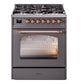 ILVE 30" Nostalgie II Single Oven Dual Fuel Range UP30NMP