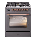 ILVE 30" Nostalgie II Single Oven Dual Fuel Range UP30NMP