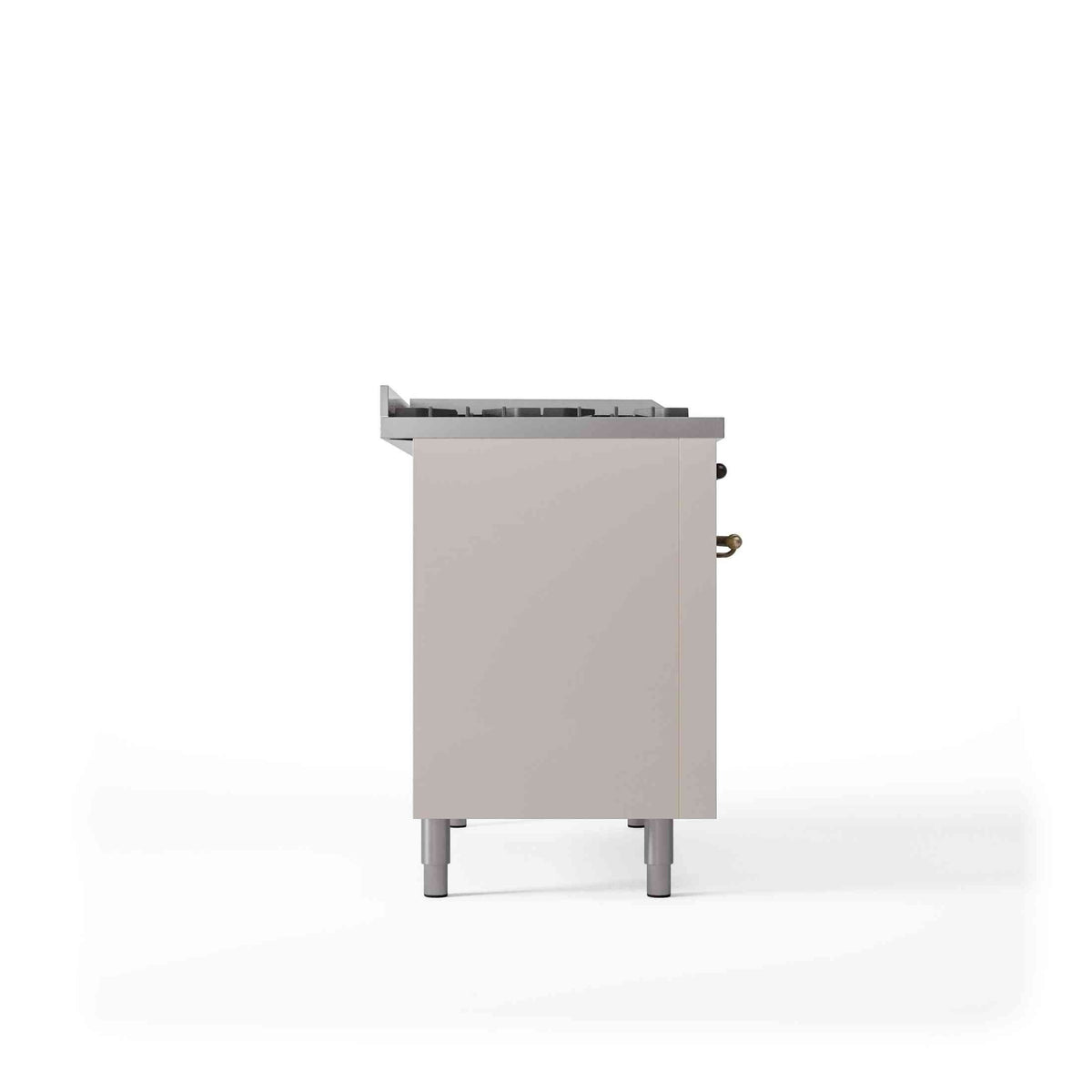 ILVE Nostalgie 48" Dual Fuel Range with 5 Sealed Burners Griddle French Top Triple Glass Door - UP48FSNMP