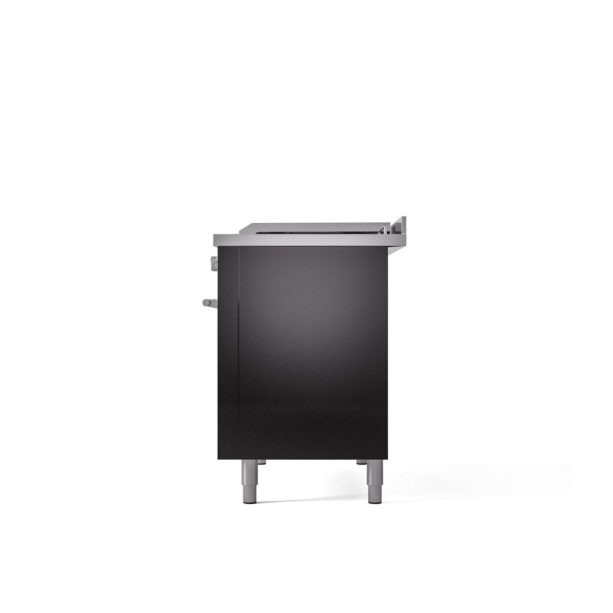 ILVE Professional Plus II 48" Dual Fuel Range with 5 Sealed Burners Griddle French Top Triple Glass Door - UP48FSWMP