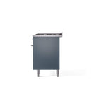 ILVE Professional Plus 60" Dual Fuel Range with 9 Sealed Burners w/Griddle Triple Glass Door - UP60FWMP