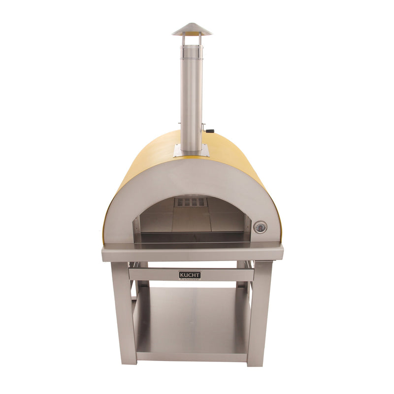 Kucht Outdoor Wood Fire Pizza Oven in Yellow (VENICE-Y)