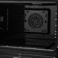 FORNO Asti 30-Inch French Door Electric Wall Oven in Black/White with Antique Brass Trim