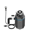 FORNO Acqua BrightDiamond 1HP Super Quiet Garbage Disposal Corded with Motion Sensor Cabinet Light & Pre-Wired Air Switch