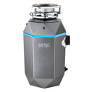 FORNO Acqua BrightDiamond 1HP Super Quiet Garbage Disposal Corded with Motion Sensor Cabinet Light & Pre-Wired Air Switch