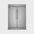 Forno Appliance Package - 48" Gas Range and 60" Refrigerator with Modern Grill Trim, FBDL-018-03CAUS