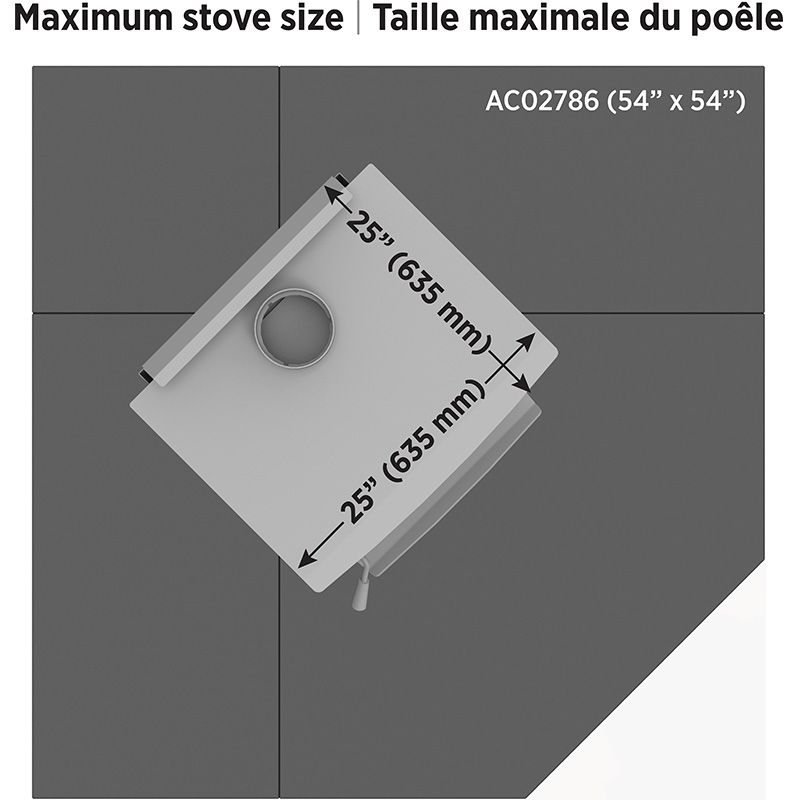 54" CORNER MODULAR FLOOR PROTECTION SYSTEM