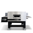 AMPTO Electric Conveyor Pizza Oven, 81"W x 60"D x 48-1/4"H, 25-3/4"W belt, single deck