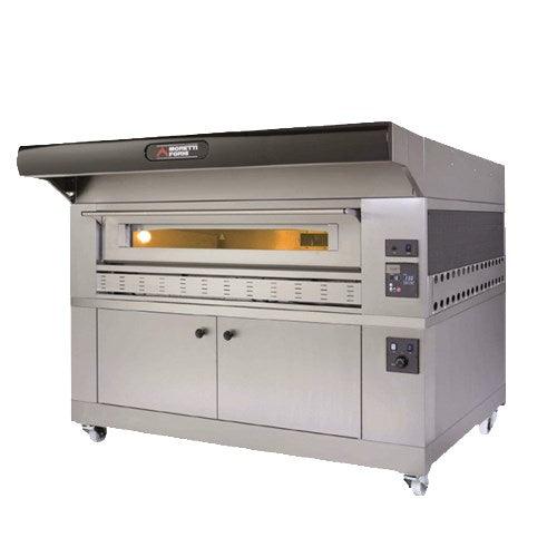 AMPTO Gas Pizza Oven P150G 58'' x 34'' x 7'' (Chamber) 1 Deck w/proofer 
