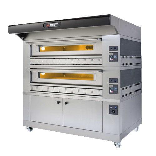 AMPTO Gas Pizza Oven P150G 58'' x 34'' x 7'' (Chamber) 2 Decks w/proofer