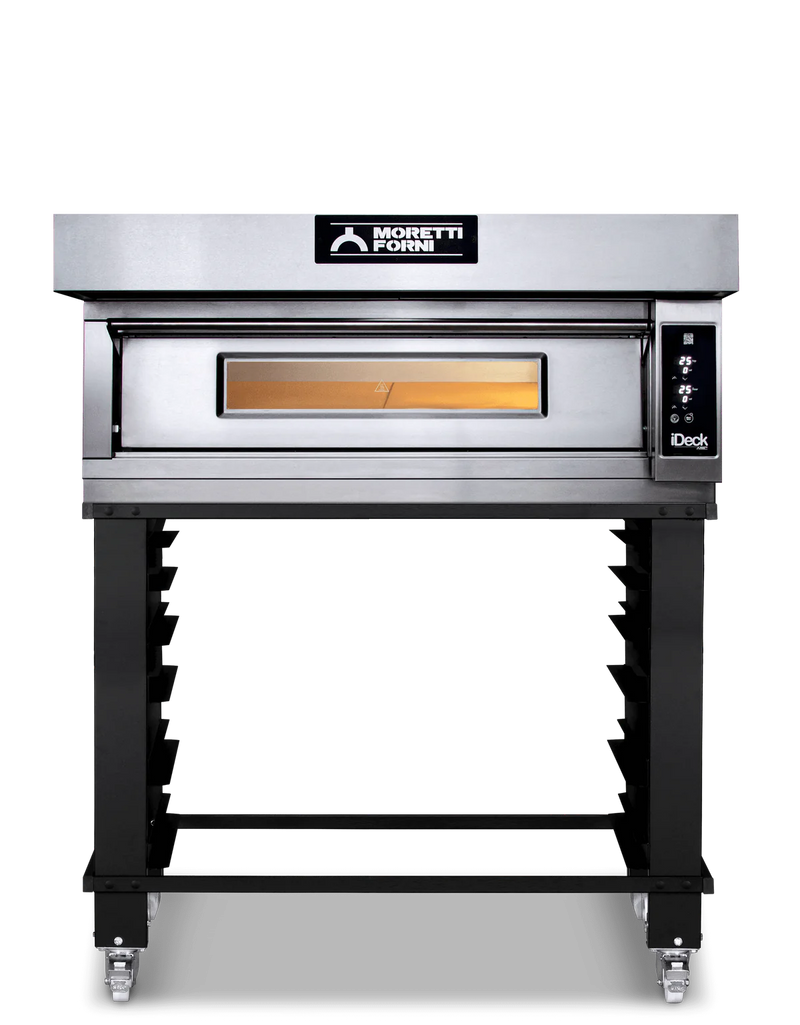 AMPTO iDeck electronic Control Electric Pizza Oven 105 x 65 cm chamber. 1 Deck