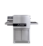 AMPTO X Electric Conveyor Pizza Oven Ventless 24'' x 16'' x 3'' Chamber 1 Deck. 16'' Width belt 