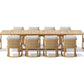 Anderson Teak 11-pc Junus Extension Outdoor Dining Set - SET-224