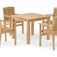 Anderson Teak 5-pc Bistro Table Set - SET-21