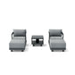 Anderson Teak 5-pc Granada Aluminum Deep Seating Set - SET-905-AL