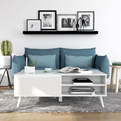Anderson Teak Altus 43" Coffee Table Gloss White - CTLW-043