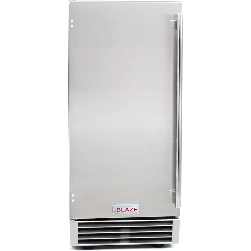 Blaze 50 Lb. 15-Inch Outdoor Rated Ice Maker With Gravity Drain (BLZ-ICEMKR-50GR)