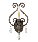 Meyda 10" Wide Gia 1 Light Wall Sconce- 115796