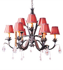 Meyda 28" Wide Slenderleaf 9 Light Chandelier- 120769