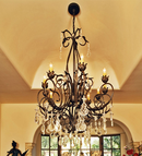Meyda 54" Wide Felicia 10 Light Chandelier- 120317