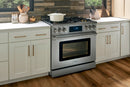 Thor Kitchen 36" Gas Range with 6.0 Cu. Ft. Self-Cleaning Oven, Air Fryer, Tilt Panel in Stainless Steel TRG3601