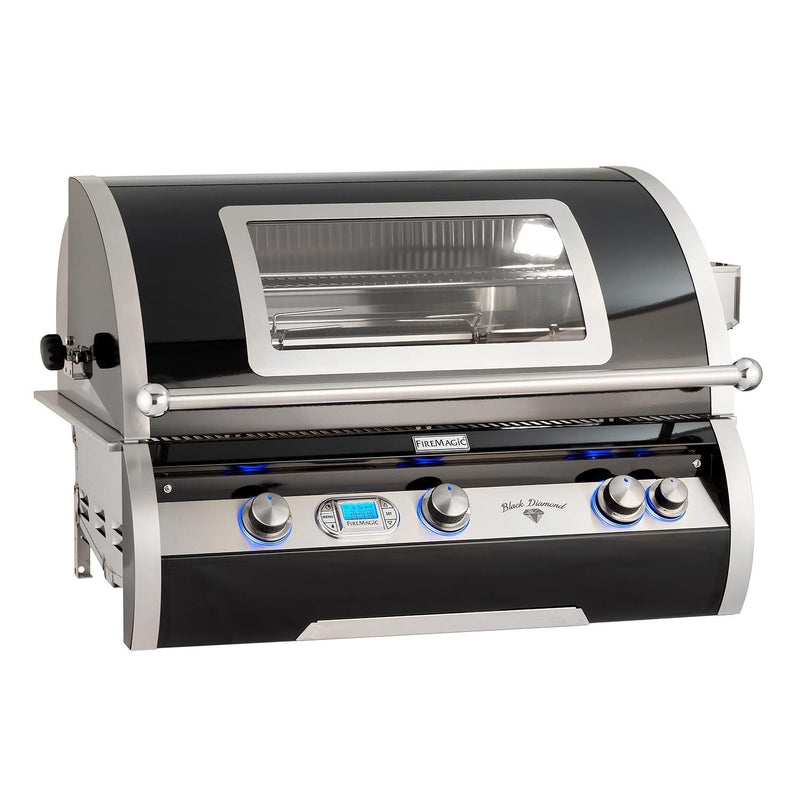 Fire Magic H790i Echelon Black Diamond 36-Inch Built-In Gas Grill with Magic View Window & Digital Thermometer