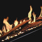 Modern Flames Allwood Fireplace Media Wall in Weathered Walnut | 60'' Orion Slim Heliovision Electric Fireplace