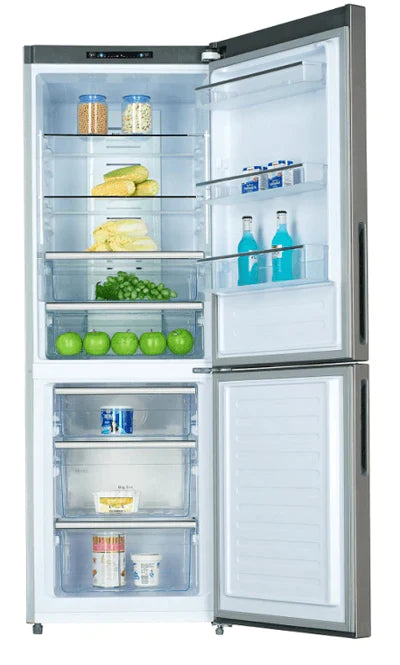 FORNO  24-Inch Refrigerator 11.1 cu.ft Bottom Freezer in Stainless Steel with Side Grip Handle - FFFFD1948-24LS
