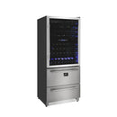 Forno 30" Dual Zone Wine Cooler & Refrigerator Drawer - FWCDR6661-30