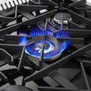 FORNO 30-Inch Galiano Freestanding French Door Dual Fuel Range with 5 Burners and 68,000 BTUs in Stainless Steel - FFSGS6356-30