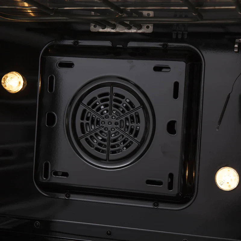 FORNO 30-Inch Galiano Freestanding French Door Dual Fuel Range with 5 Burners and 68,000 BTUs in Stainless Steel - FFSGS6356-30