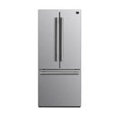 FORNO 2-Piece Appliance Package - 30-Inch Electric Range and 30-Inch French Door Refrigerator in Stainless Steel FBDL-013-05CAUS