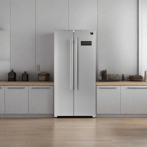 FORNO Salerno 33" Side by Side Built-in Refrigerator 15.6 cu.ft in Stainless Steel - FFRBI1805-33SB