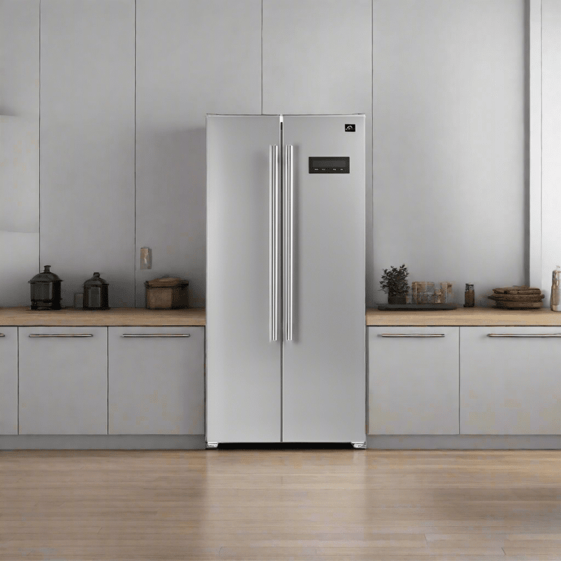 FORNO Salerno 33" Side by Side Built-in Refrigerator 15.6 cu.ft in Stainless Steel - FFRBI1805-33SB