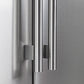 FORNO Salerno 33" Side by Side Built-in Refrigerator 15.6 cu.ft in Stainless Steel with Built-in Style Grille Trim Kit - FFRBI1805-37SG