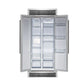 FORNO Salerno 33" Side by Side Built-in Refrigerator 15.6 cu.ft in Stainless Steel with Built-in Style Grille Trim Kit - FFRBI1805-37SG