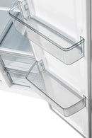 FORNO Salerno 33" Side by Side Built-in Refrigerator 15.6 cu.ft in Stainless Steel with Built-in Style Grille Trim Kit - FFRBI1805-37SG