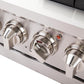 Forno 36" Capriasca Titanium Gas Range with 6 Burners, Convection Oven and 120,000 BTUs -FFSGS6260-36