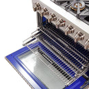 Forno 36-Inch Capriasca Gas Range with 6 Burners, Convection Oven and 120,000 BTUs (FFSGS6260-36)