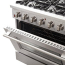 Forno Galiano 36-Inch  Gas Range with 6 Burners and Gas Convection Oven (FFSGS6244-36)
