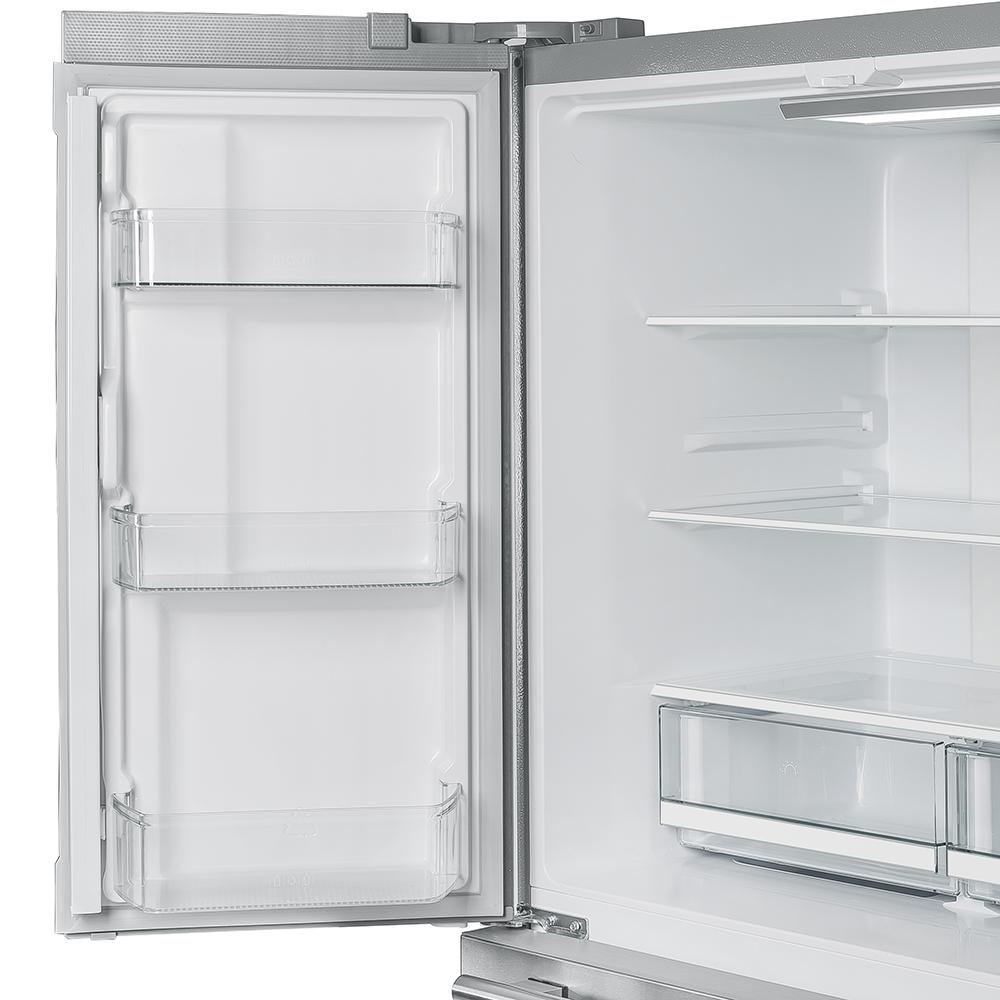 FORNO Gallipoli 36 Inch French Door Refrigerator 19 cu.ft - FFRBI1820-36SB
