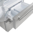 FORNO 2-Piece Appliance Package- 30-Inch Gas Range and 36-Inch French Door Refrigerator in Stainless Steel FBDL-020-02-US