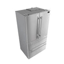 FORNO 2-Piece Appliance Package- 30-Inch Gas Range and 36-Inch French Door Refrigerator in Stainless Steel FBDL-020-02-US