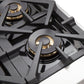 Forno 48" Capriasca Titanium Gas Range with 8 Burners, Griddle and 160,000 BTUs -FFSGS6260-48